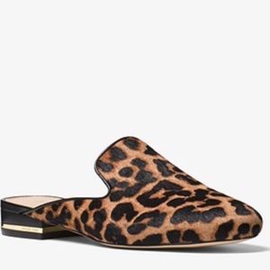 MICHAEL Michael Kors Leopard Slip on Flats